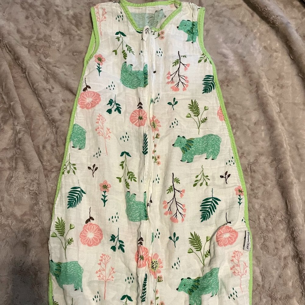 Muslin Cotton Baby Sleep Sack Summer Floral